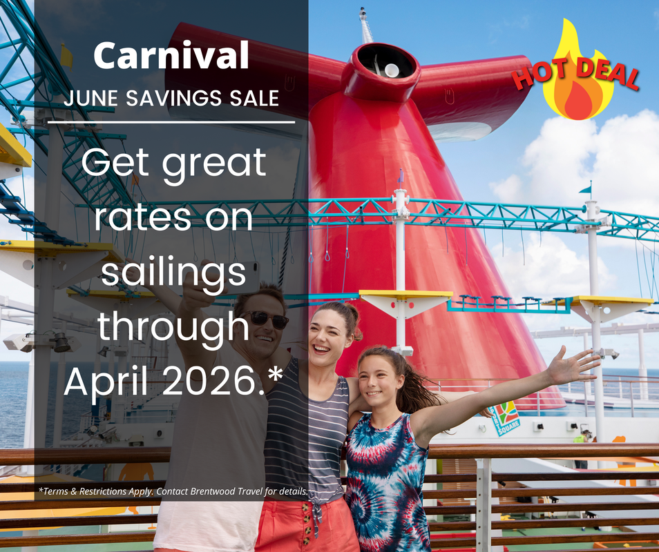 carnival spring savings sale