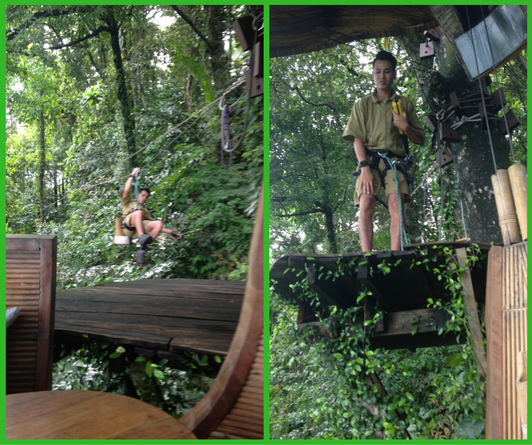 Waiter during a meal in the trees, Koh Kood, Thailand - Brentwood Travel