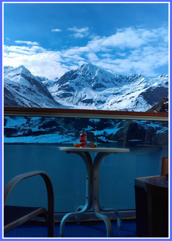 The View from our Balcony on our Princess Alaska Cruise - Brentwood Travel
