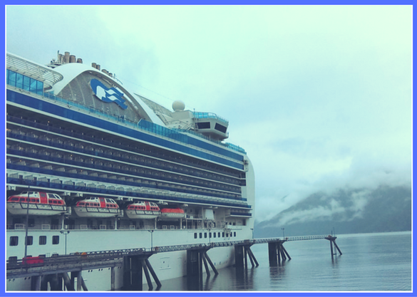 The Crown Princess, Our Ship for our Alaska Cruise - Brentwood Travel