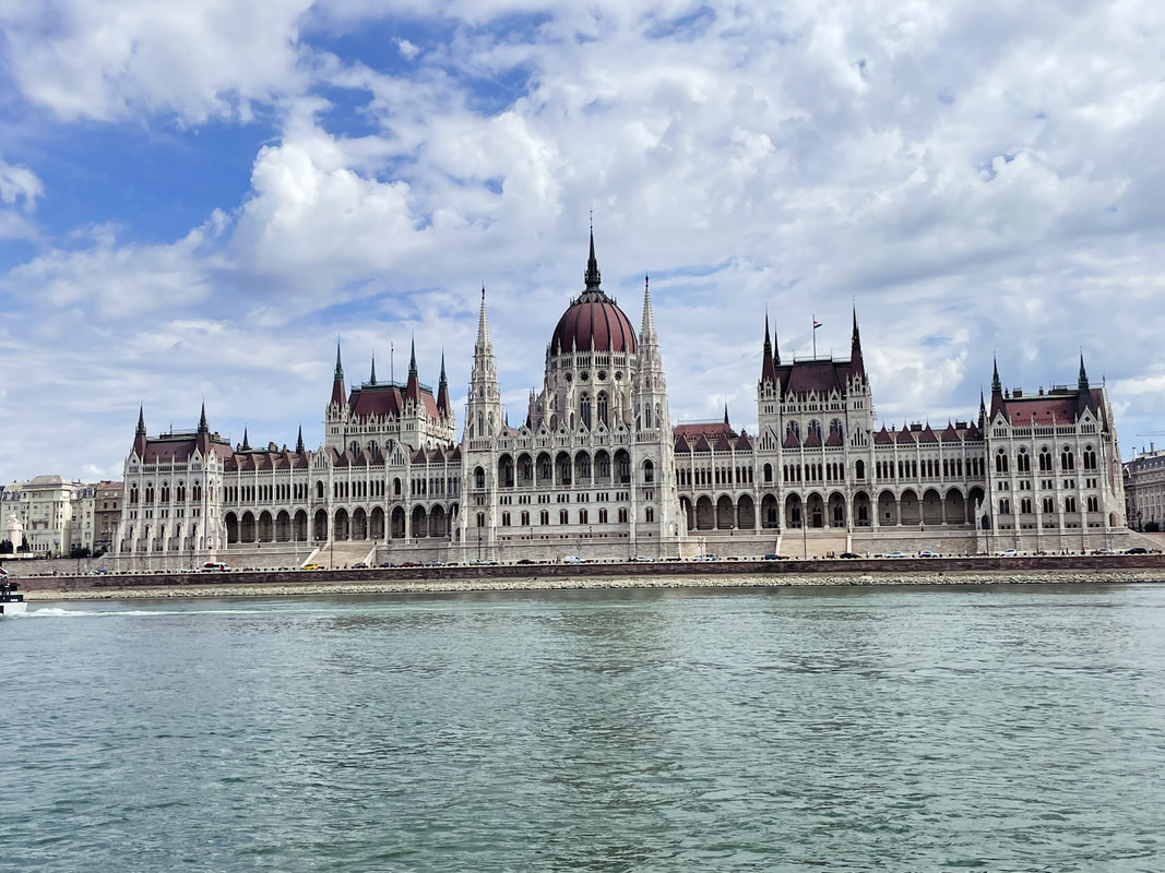 Hungarian parliament building in budapest