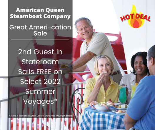American Queen Steamboat Company Great Ameri-cation Sale