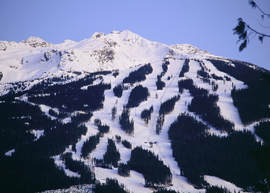 Snow covered Mountain range