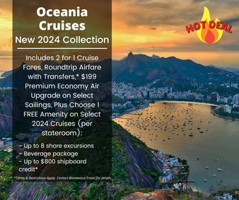 Oceania Cruises New 2024 Collection Offer