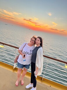 two ladies on a cruise 