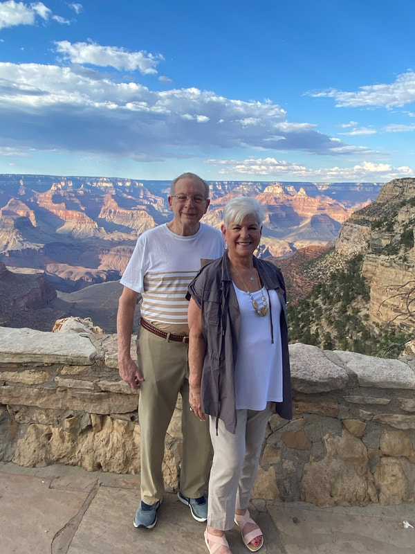 Man and woman at Grand Canyon