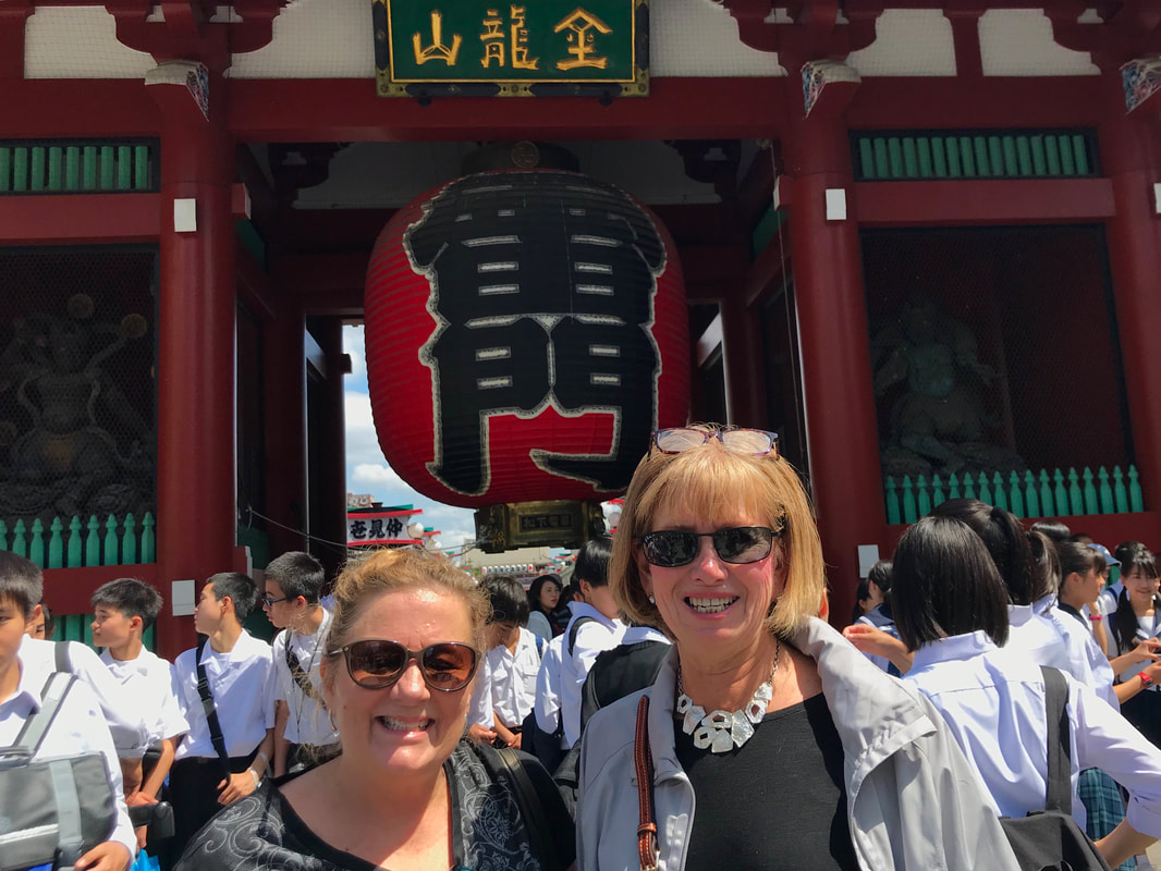 Susan & Dianna in Japan.
