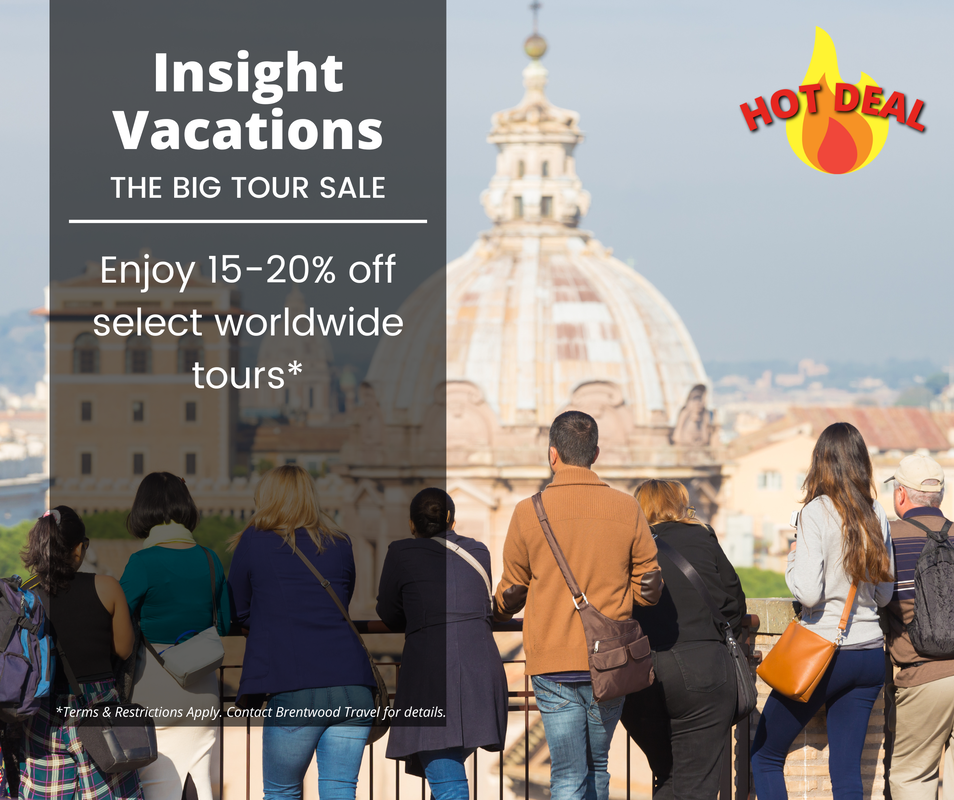 Insight Vacations The Big Tour Sale: Save up to 15% on select 2023 premium guided tours* 