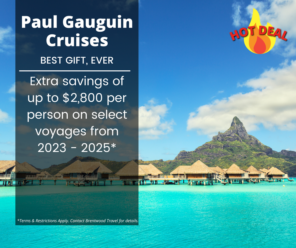 Paul Gauguin cruise promotion