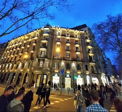 The outside of Hotel Claris in Barcelona