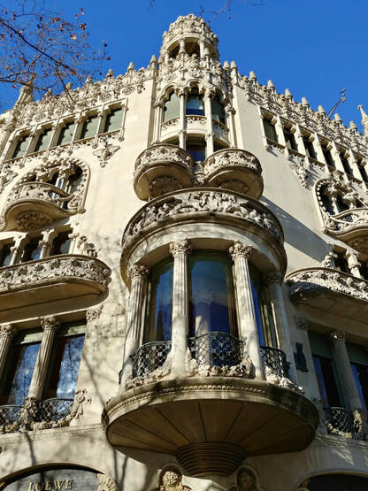 Photos from the walking tour of Barcelona