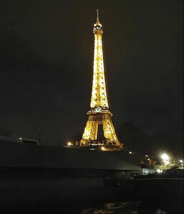 The Eiffel Tower from the Seine River