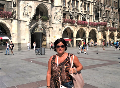 Travel Consultant Michelle Busse out enjoying Munich, Germany