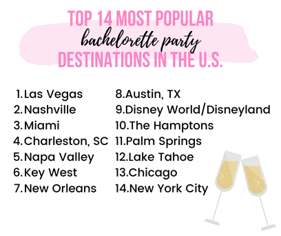 Top bachelorette party destinations