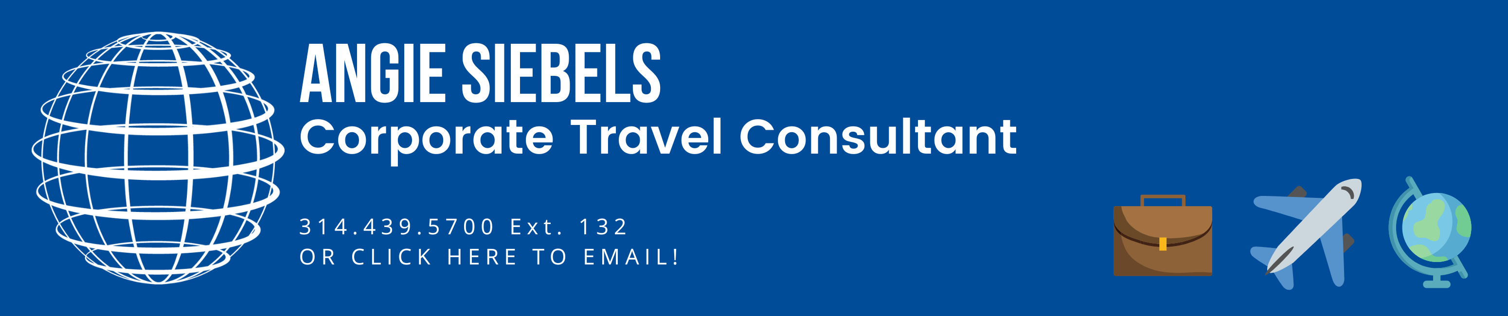 angie siebels corporate travel consultant st. louis missouri brentwood travel